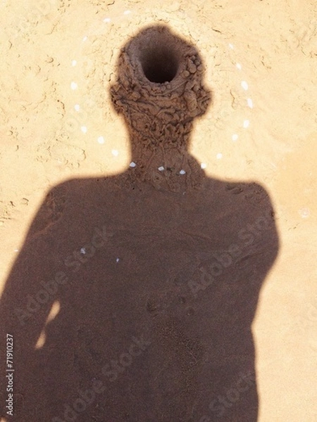 Obraz Light seeping through window curtains