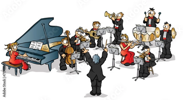 Fototapeta orchestra