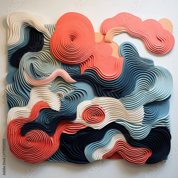 Fototapeta abstract background with lines