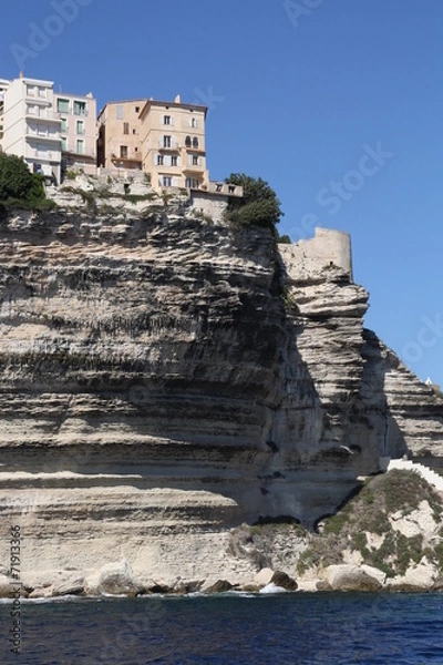 Fototapeta Bonifacio from seaside