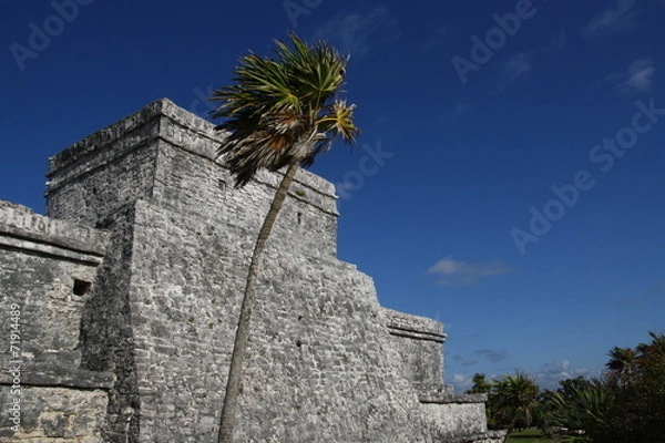 Fototapeta Ausgrabungsstätte Tulum