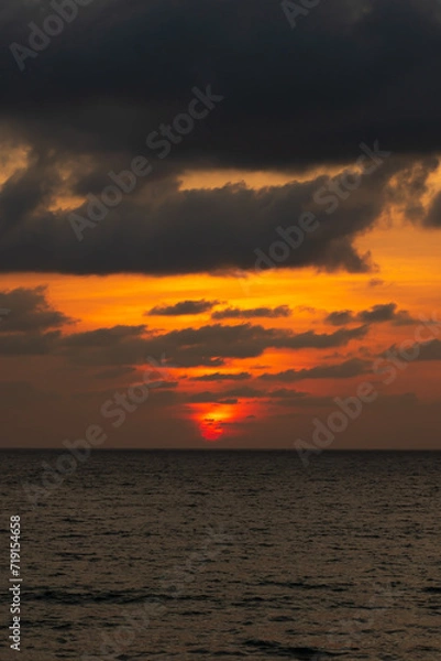 Obraz sunset over the sea