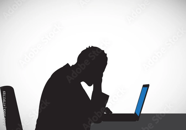 Fototapeta depressed