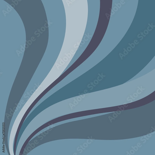 Obraz Abstract Blue Swirl background