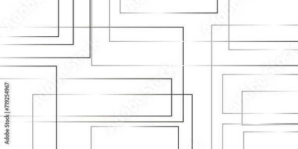 Fototapeta Abstract architectural digital background. abstract geometric technology square seamless background.