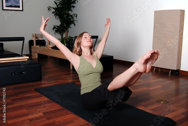 Obraz Pilates Floor Workout by Professional Instructor