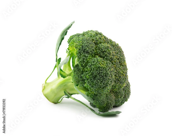 Obraz broccoli isolated on white background