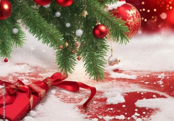 Obraz Christmas or New Year background