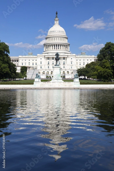 Fototapeta The capitol building in Washington