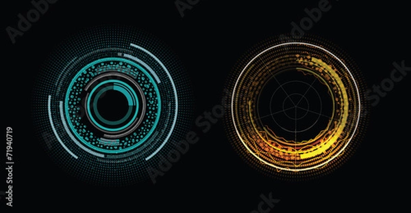 Obraz Two elements of head-up display