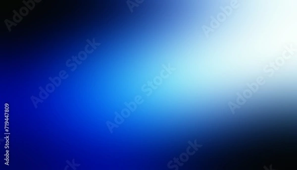 Fototapeta Black and blue gradient background.