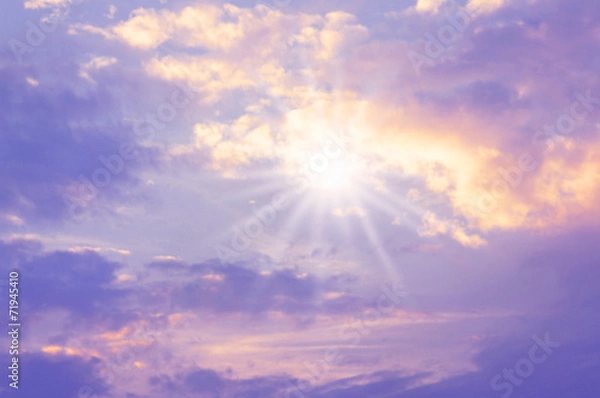 Obraz Sky Sun  Background