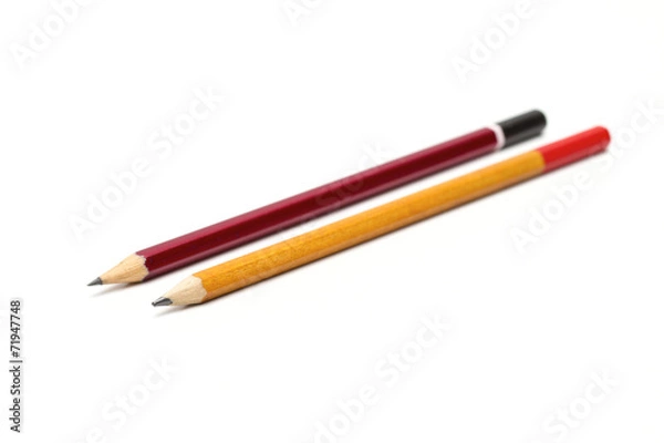 Obraz pencil on the white background