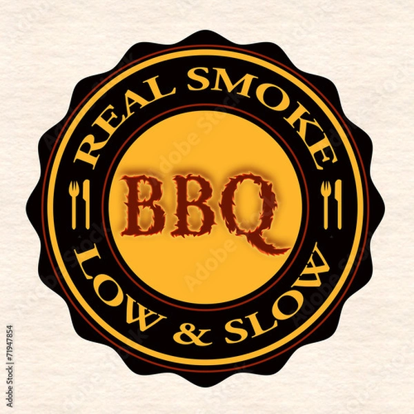 Obraz real smoke bbq