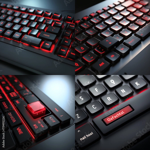 Obraz keyboard with a calculator