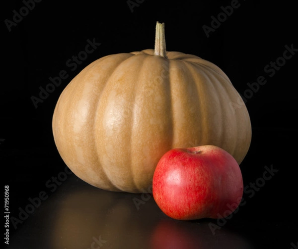 Obraz pumpkin and apple