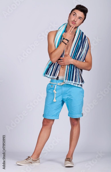 Obraz young man summer