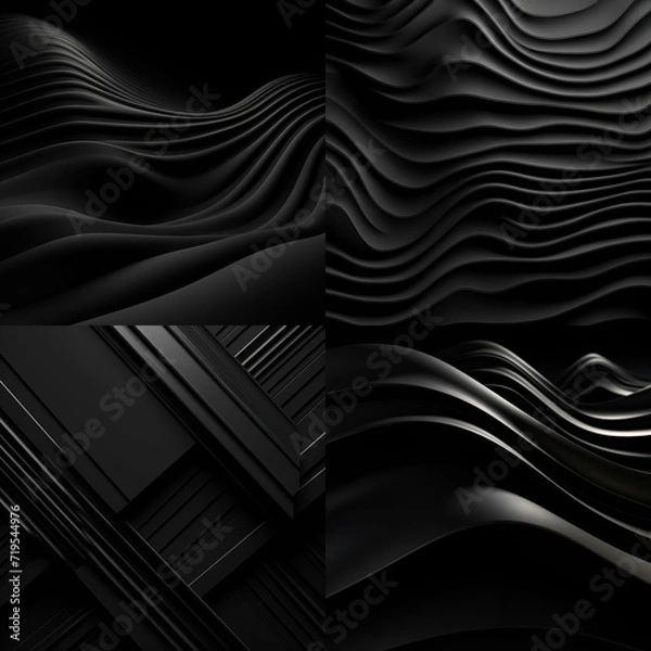 Obraz black and white background