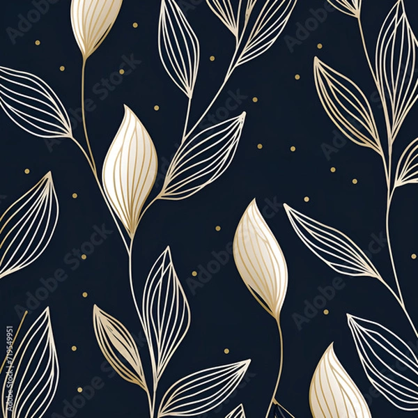 Obraz seamless pattern with feathers