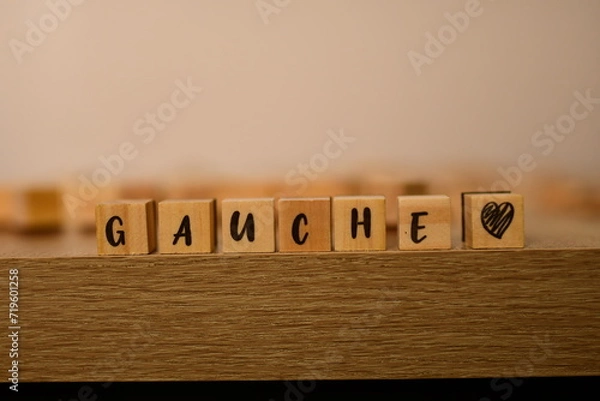 Obraz gauche en cubes