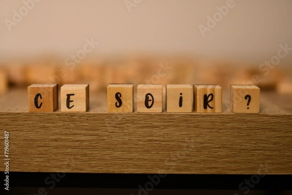 Obraz ce soir en cubes