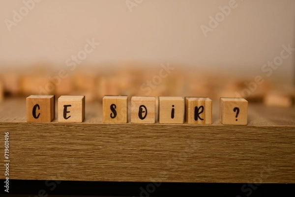 Obraz ce soir en cubes