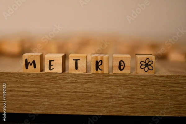 Obraz métro en cubes