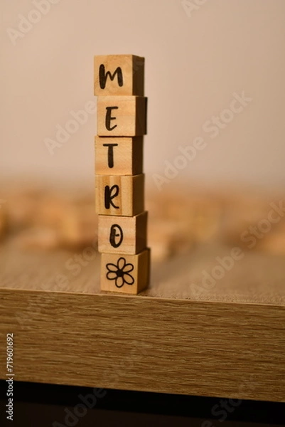 Obraz métro en cubes