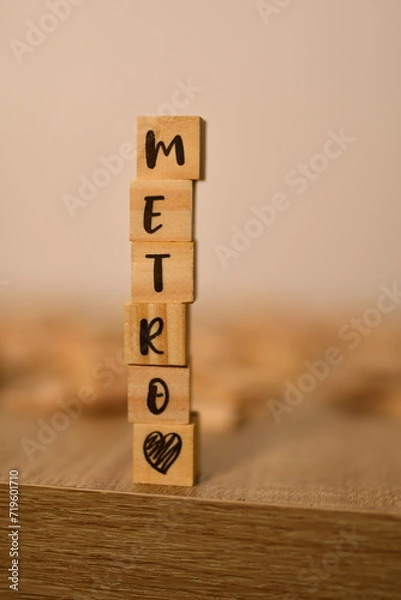 Obraz Métro en cubes