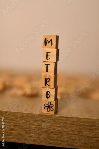 Obraz métro en cubes