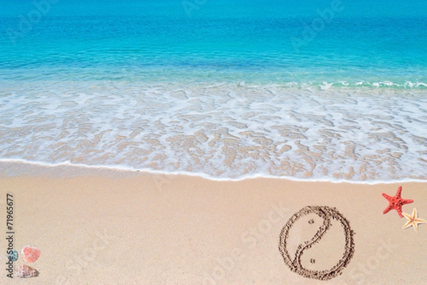 Fototapeta yin and yang