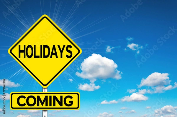 Obraz Holidays coming