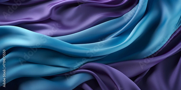 Fototapeta "Subtle Elegance: Abstract Fabric Cloth Background in Monochromatic Hue"


