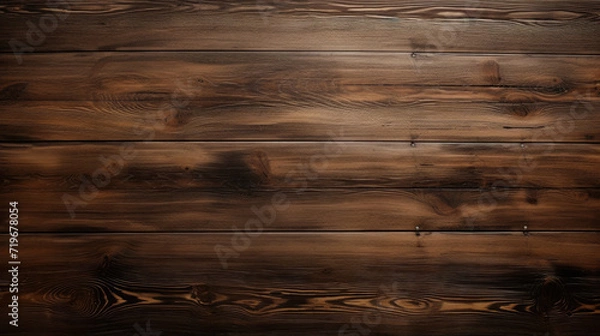 Fototapeta rustic old brown wooden table texture top view