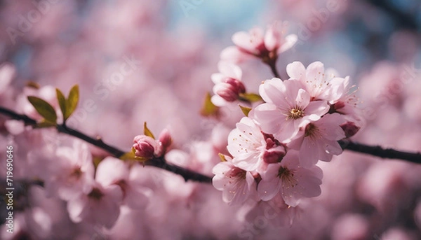 Obraz pink cherry blossom