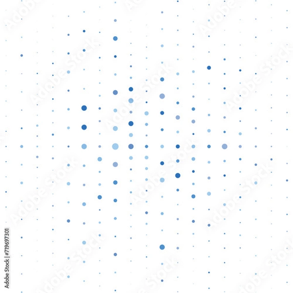 Obraz blue pattern with dots eps file