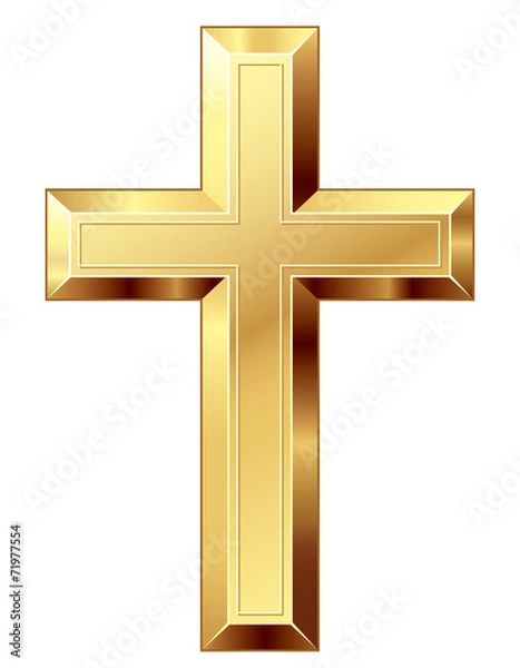 Obraz Gold cross