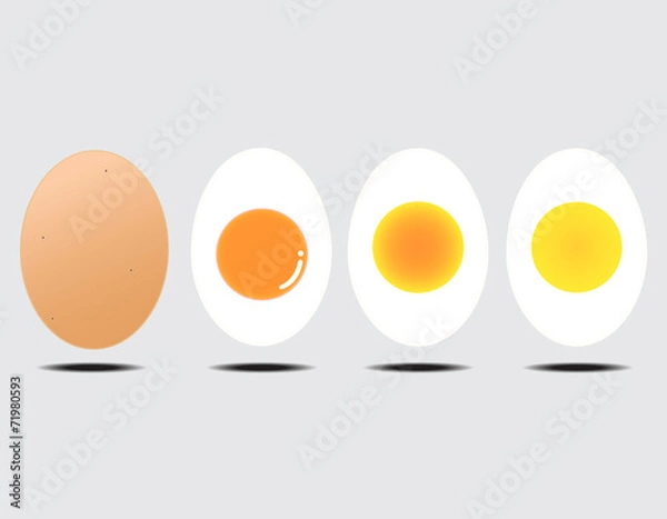 Fototapeta  boiled egg