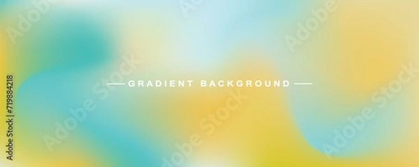 Obraz Colorful gradient blur abstract background vector