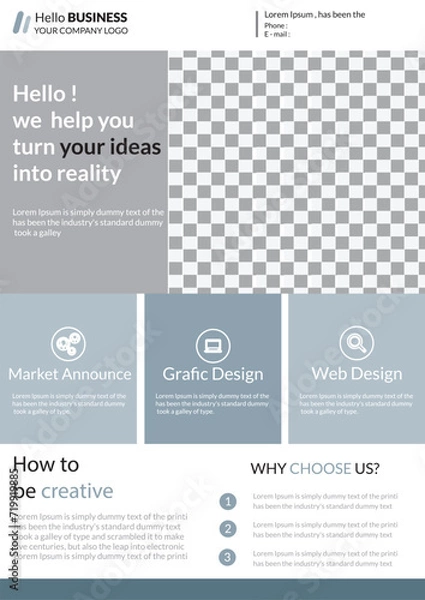 Obraz business vector template design