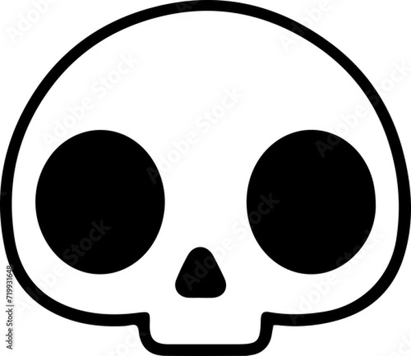 Obraz Skull icon