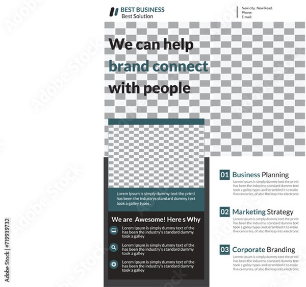 Obraz business vector template design