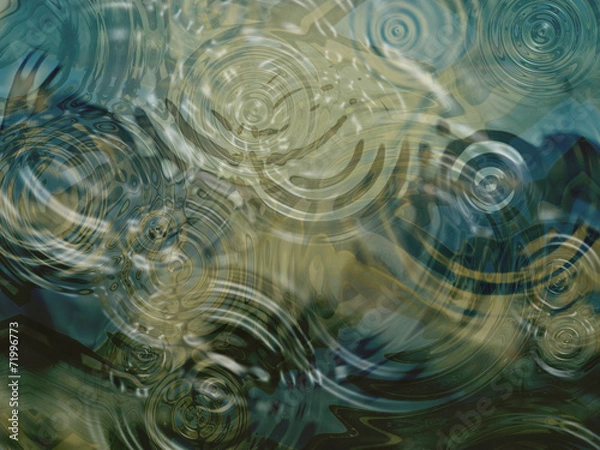 Obraz Ripples on a pond