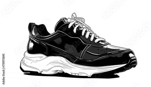 Obraz shoes isolated on white background.