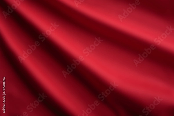 Fototapeta Blurred red cloth for the background.
