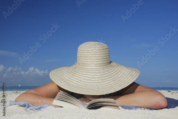 Obraz Mujer en la Playa