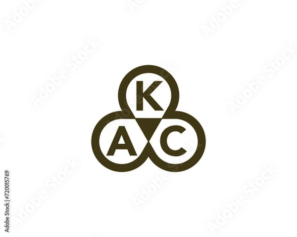Fototapeta AKC Logo design vector template