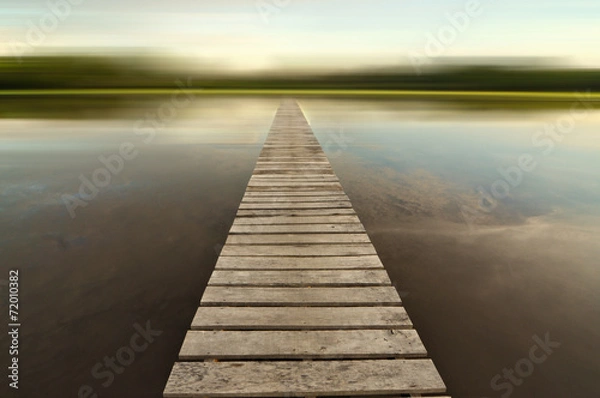 Obraz Jetty and motion blur