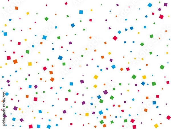 Obraz Christmas Rainbow Square Confetti