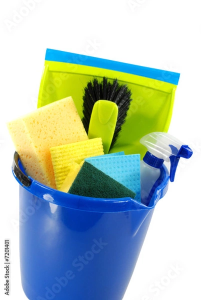 Obraz Reinigungseimer - freigestellt